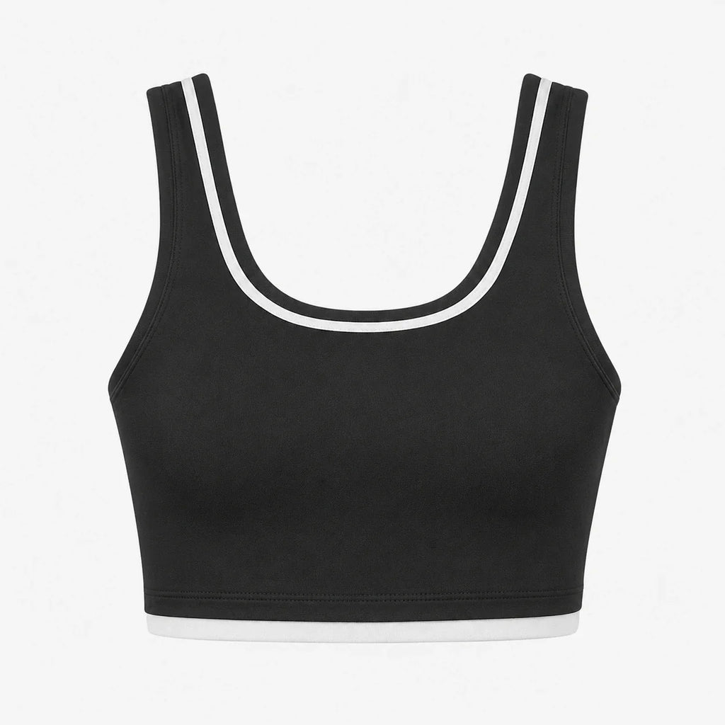Contrast Trim Sports Bra WHD0606533-JYMN033
