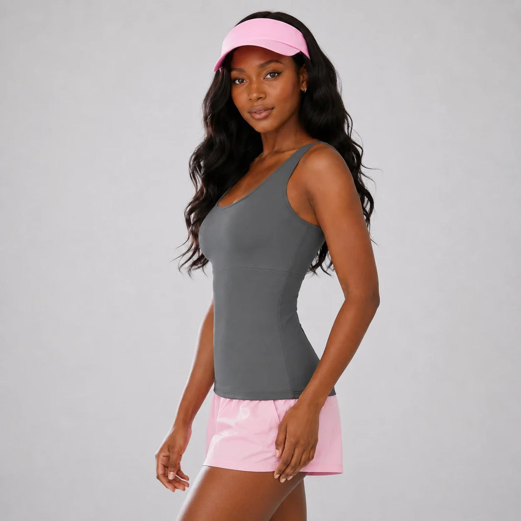 Mesh Back Sports Tank WHD0606534-JYMB021