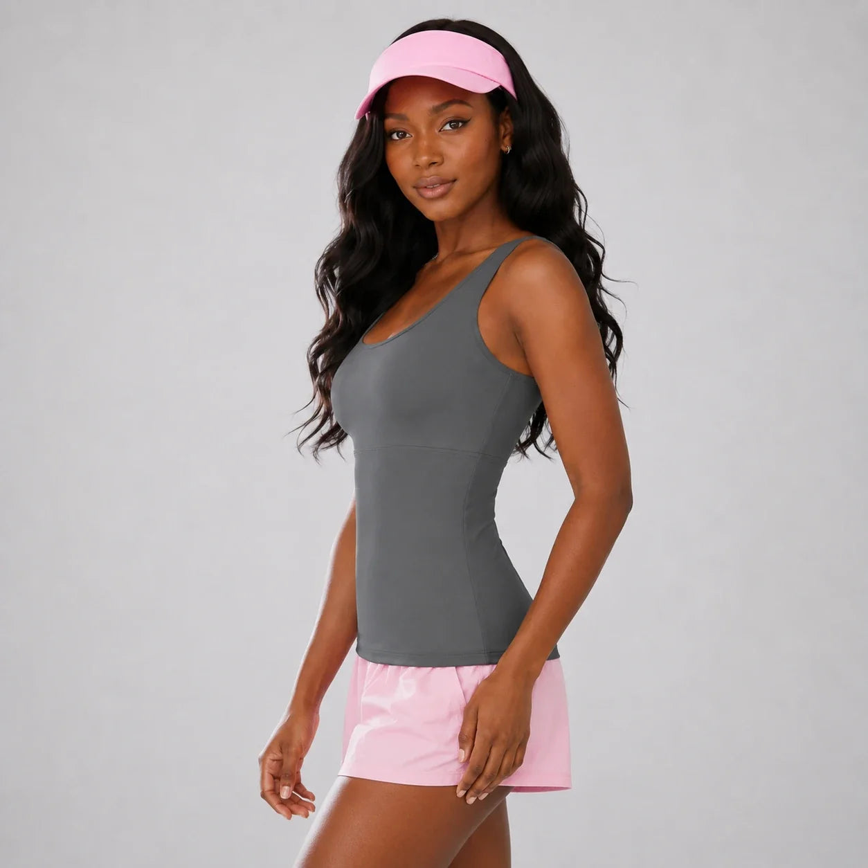Mesh Back Sports Tank WHD0606534-JYMB021