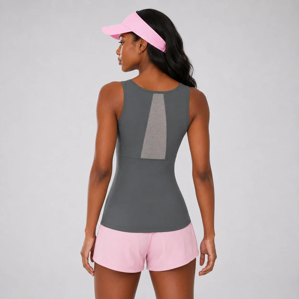 Mesh Back Sports Tank WHD0606534-JYMB021