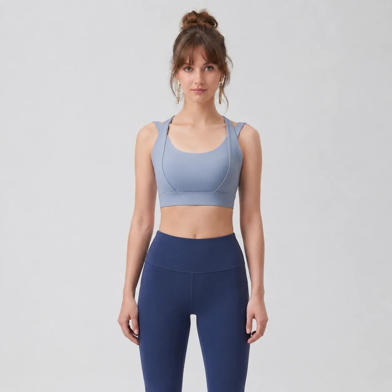 Cross-Back Active Bra Top WHD0606536-JYMN011