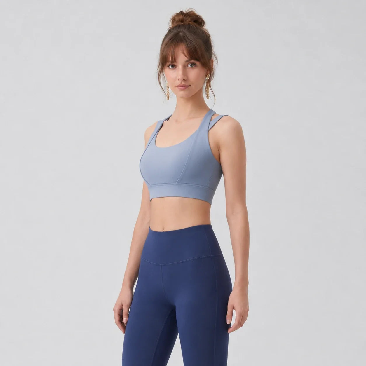 Cross-Back Active Bra Top WHD0606536-JYMN011