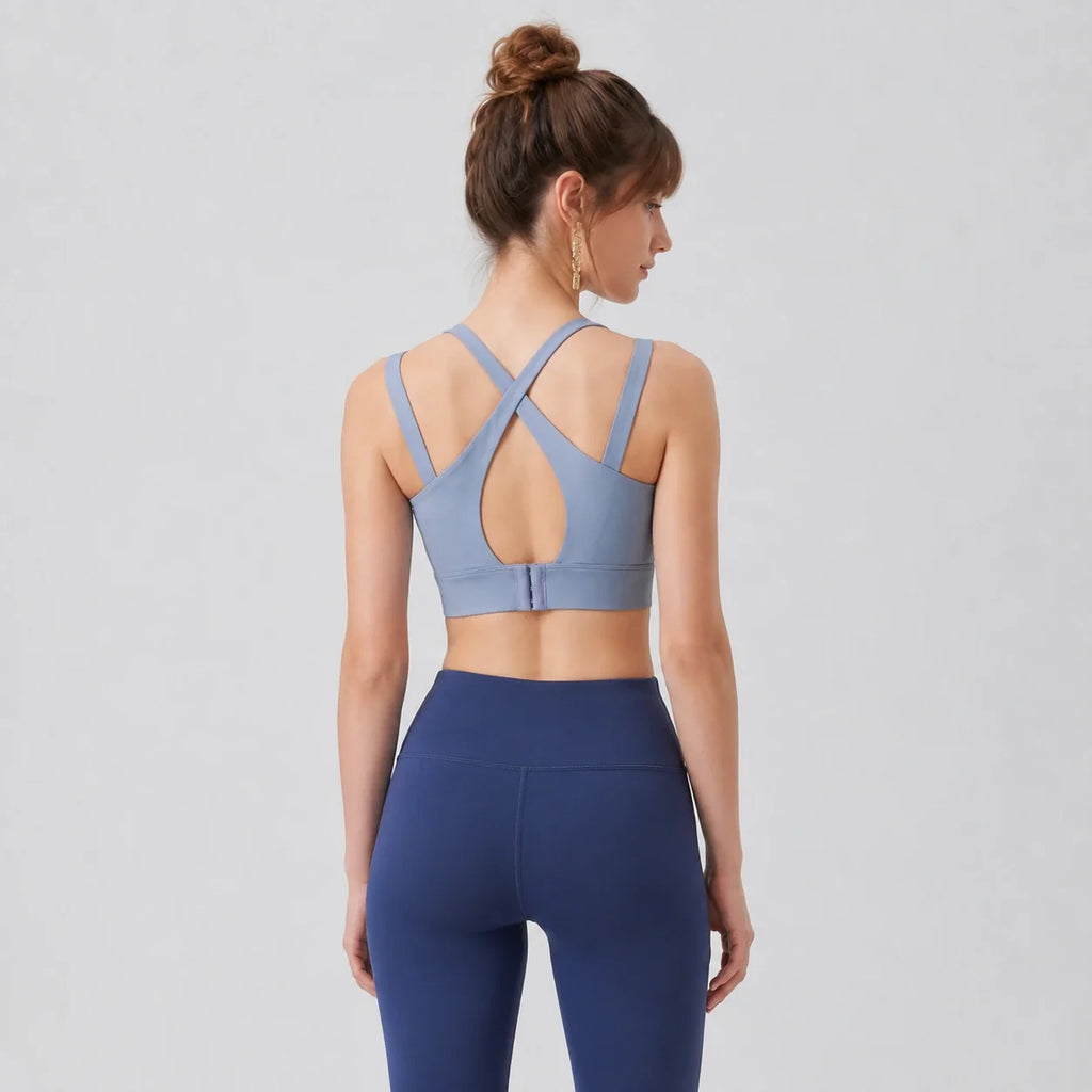 Cross-Back Active Bra Top WHD0606536-JYMN011