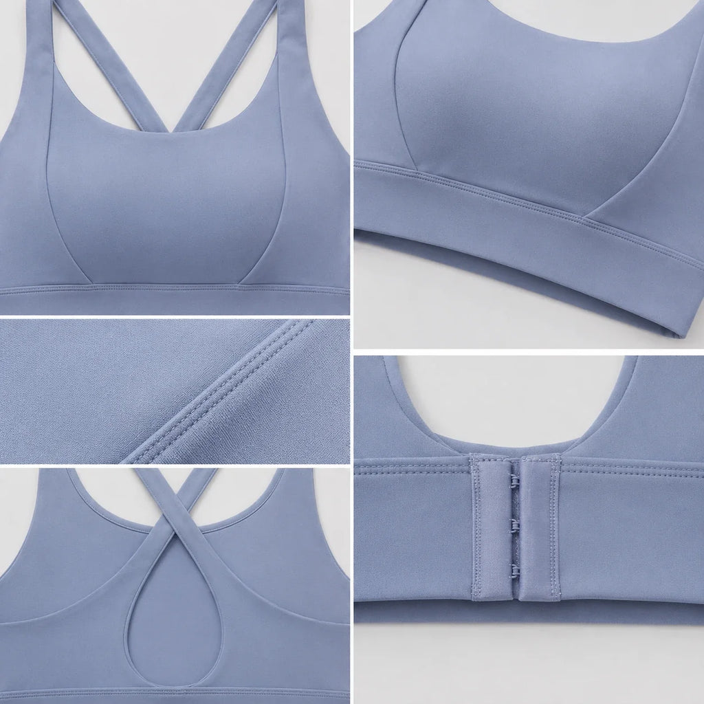 Cross-Back Active Bra Top WHD0606536-JYMN011