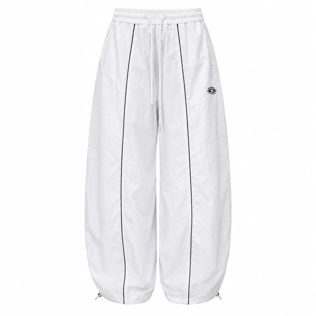 Piped Drawstring Track Pants WHD0606541