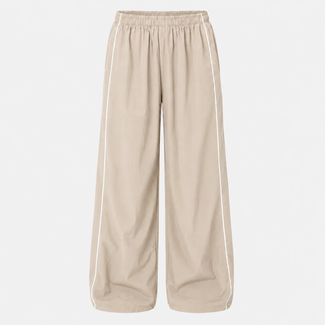 Piped Wide Leg Track Pants WHD0606543