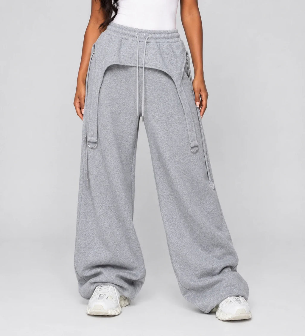 D-Ring Wide Leg Sweatpants WHD0606546