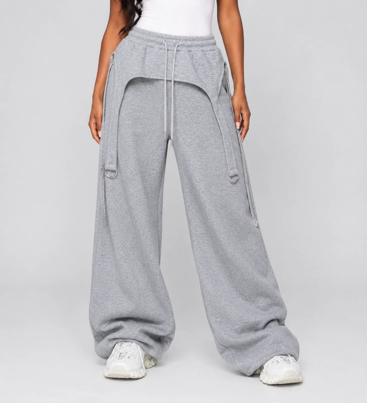 D-Ring Wide Leg Sweatpants WHD0606546