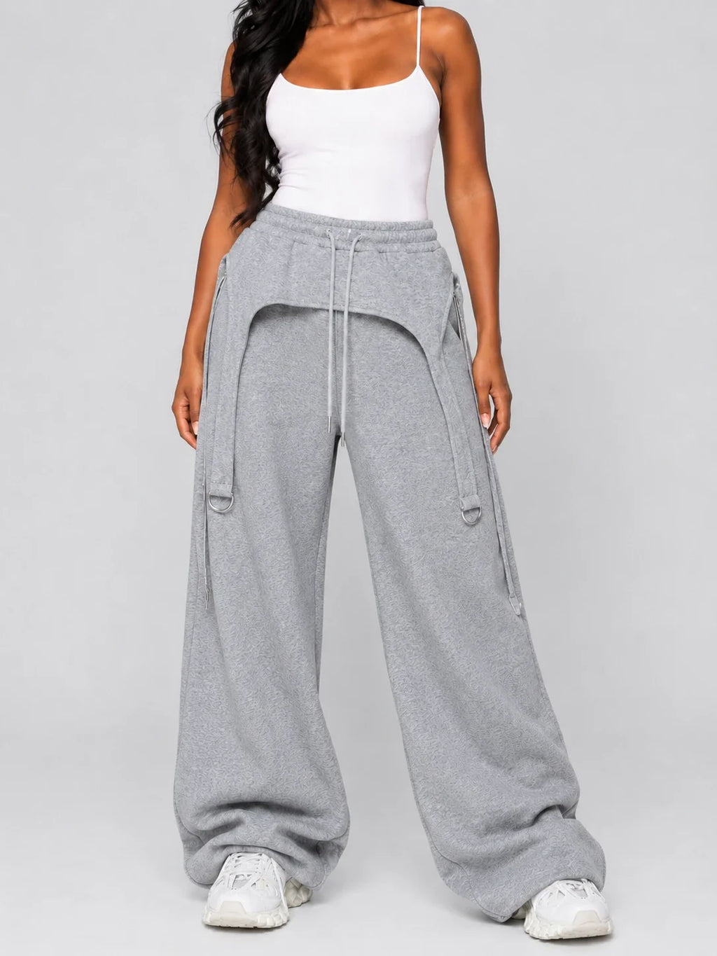 D-Ring Wide Leg Sweatpants WHD0606546