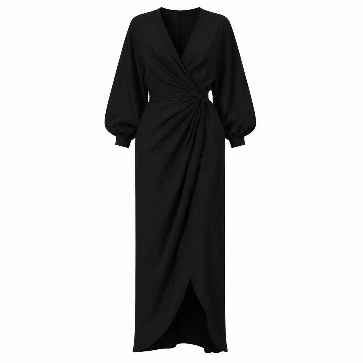 Wrap Tie Maxi Dress WHD0606548