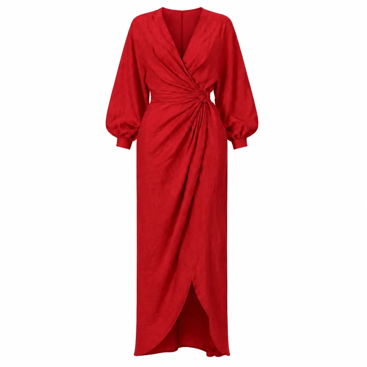 Wrap Tie Maxi Dress WHD0606548