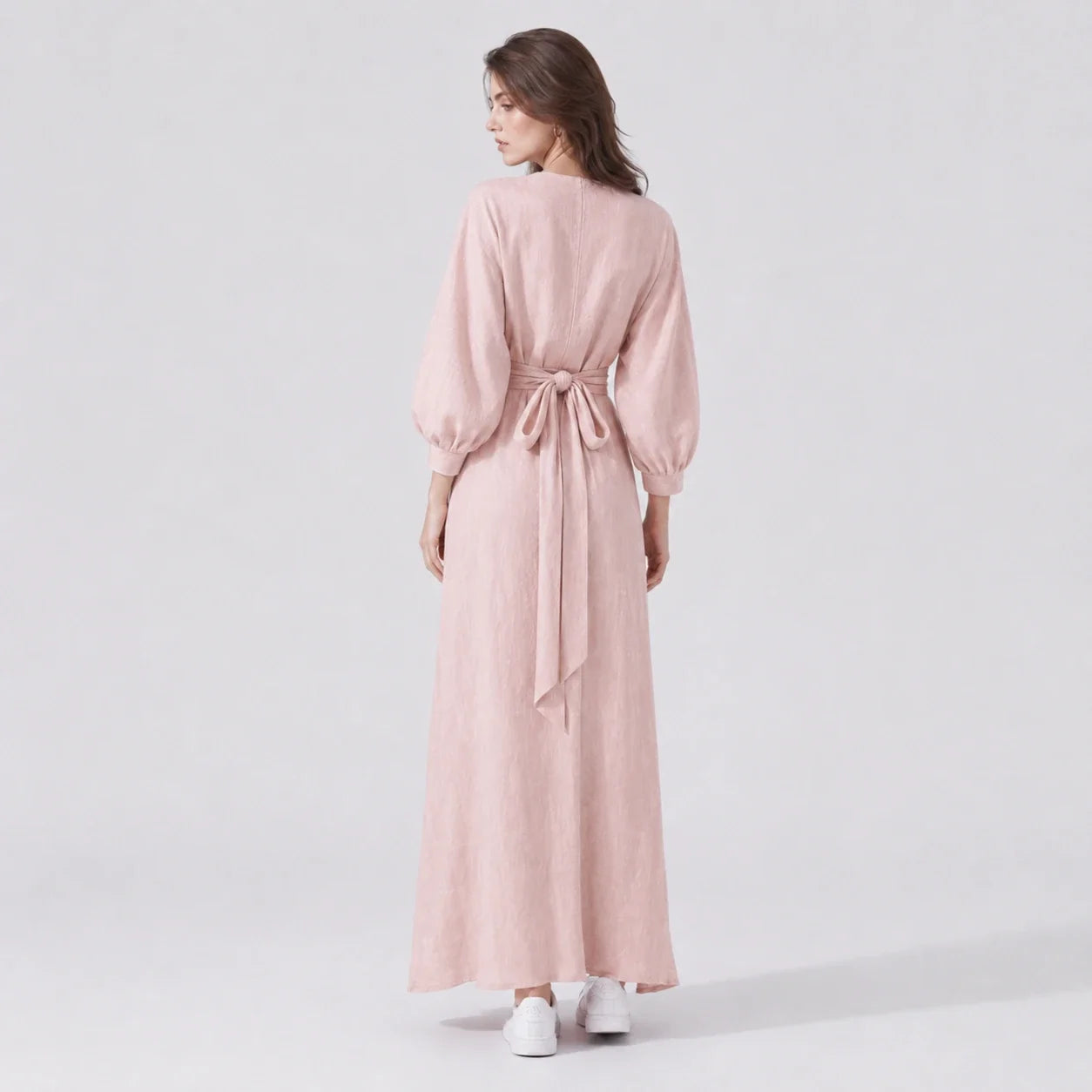 Wrap Tie Maxi Dress WHD0606548