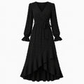 Ruffle Wrap Maxi Dress WHD0606551