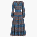 Paisley Belted Maxi Dress WHD0606552