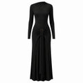 Asymmetric Ring Detail Maxi Dress WHD0606555