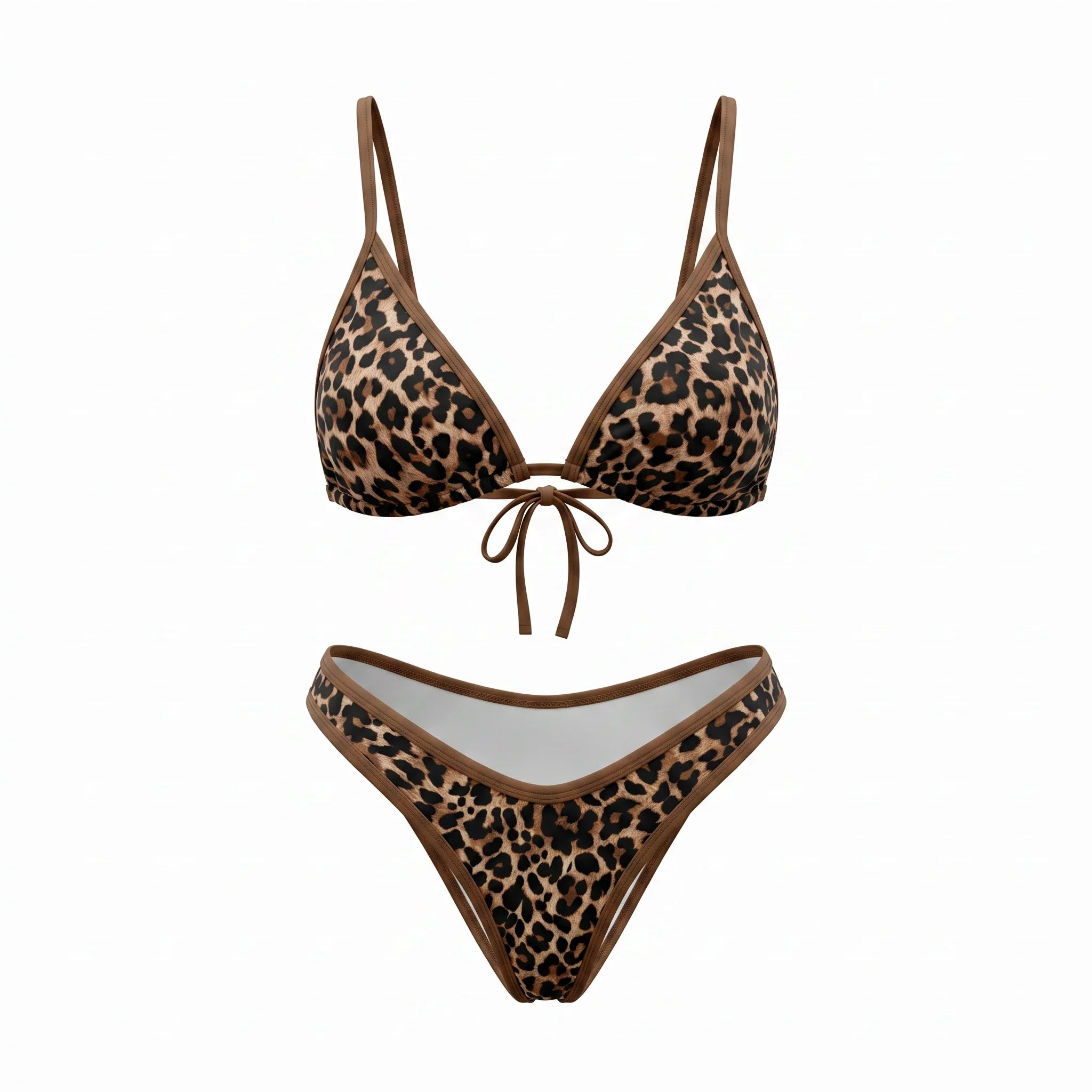 Leopard Triangle Bikini Set WHD0606557-KA-P538-09