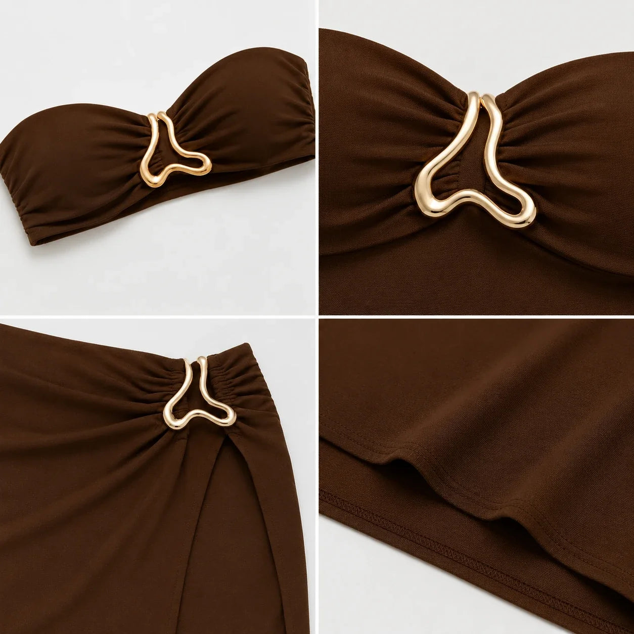 Shell Detail Skirt Set WHD0606558-KA-P541-24