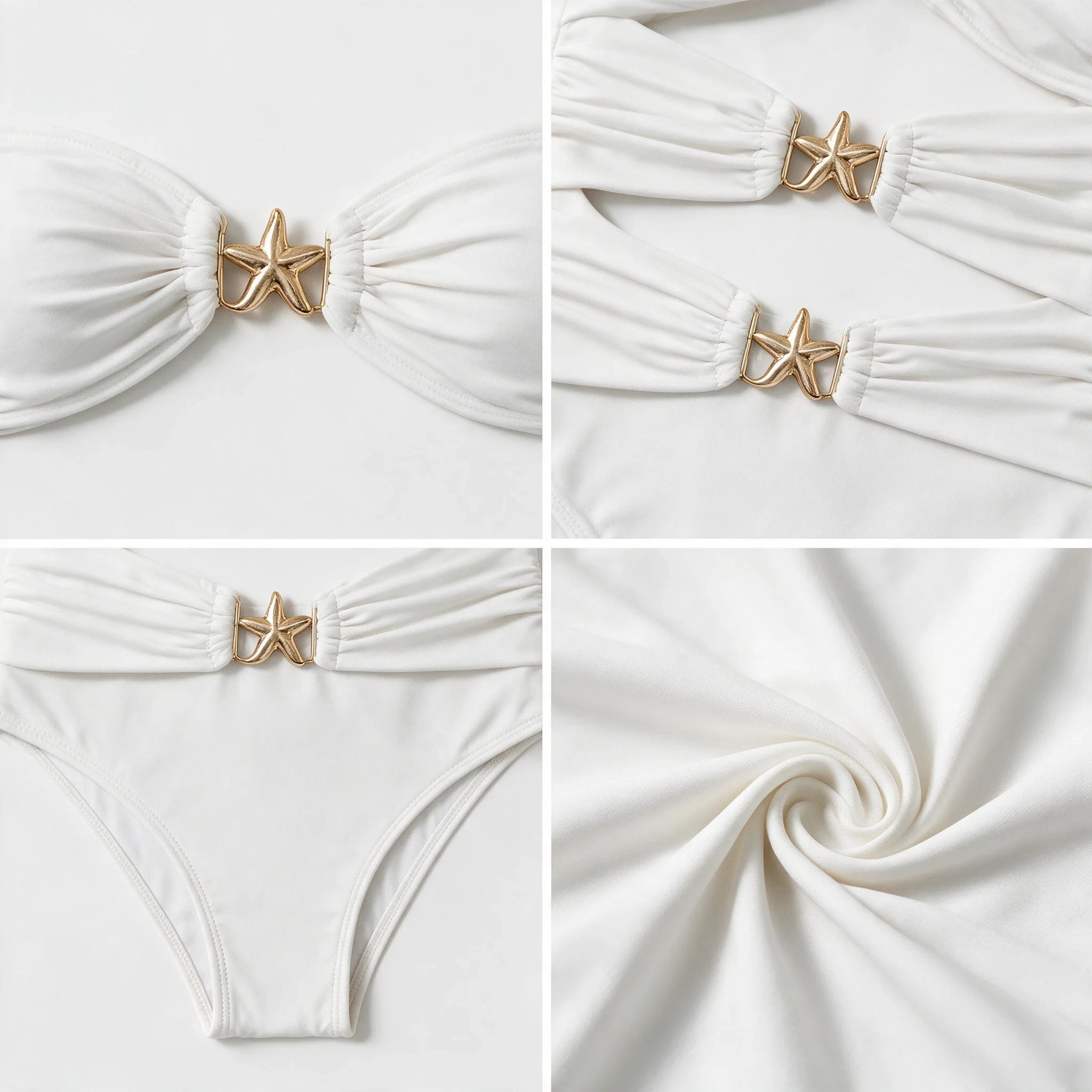 Shell Cutout One-Piece Swimsuit WHD0606560-KA-P545-04