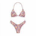 Micro Floral Triangle Bikini Set WHD0606563-KA-P58-09