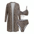 Geometric Print Swim Set WHD0606570-KA-P681-24