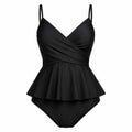 Peplum Wrap One-Piece Swimsuit WHD0606571-KA-P694-01