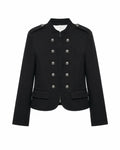 Military Button Cropped Jacket WHD0606580