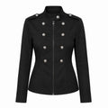 Zip Front Military Jacket WHD0606582