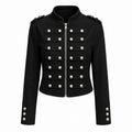 Ivory Military Crop Jacket WHD0606585