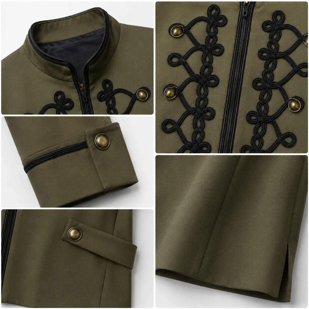 Frog Trim Military Jacket WHD0606586