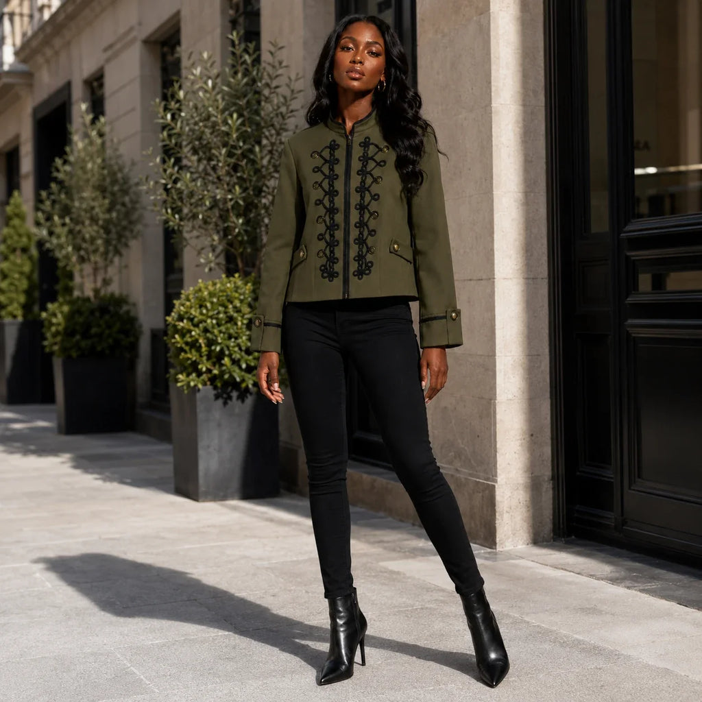 Frog Trim Military Jacket WHD0606586