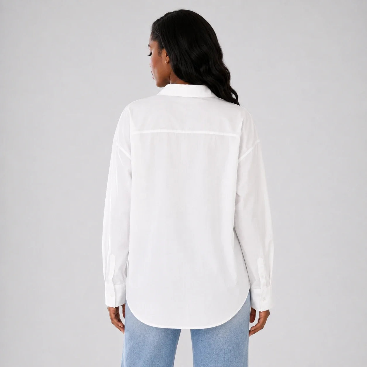 Embroidered Button Front Shirt WHD0606595