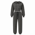 Cropped Hoodie Jogger Set WHD0606598