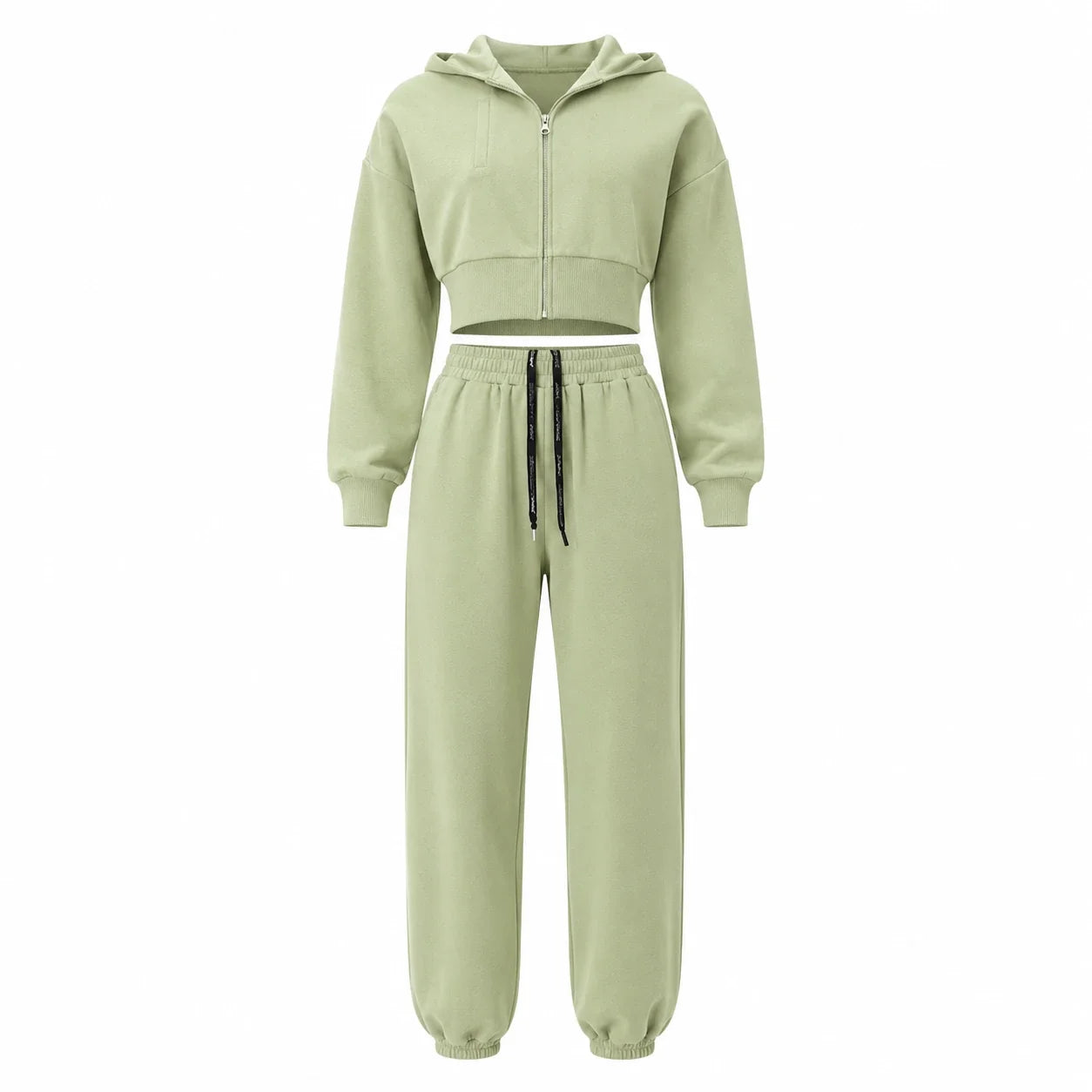 Cropped Hoodie Jogger Set WHD0606598