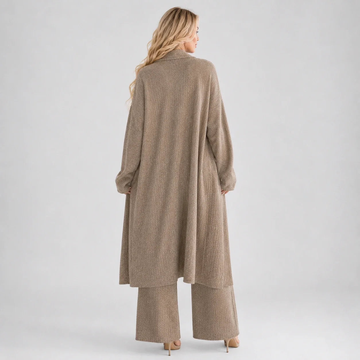 Ribbed Knit Three Piece Set WHD0606599