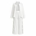 Side Tie Resort Shirt Set WHD0606600