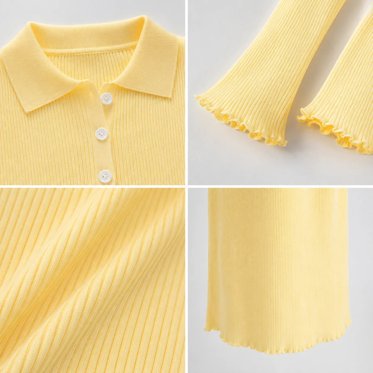 Ribbed Knit Skirt Set WHD0606603