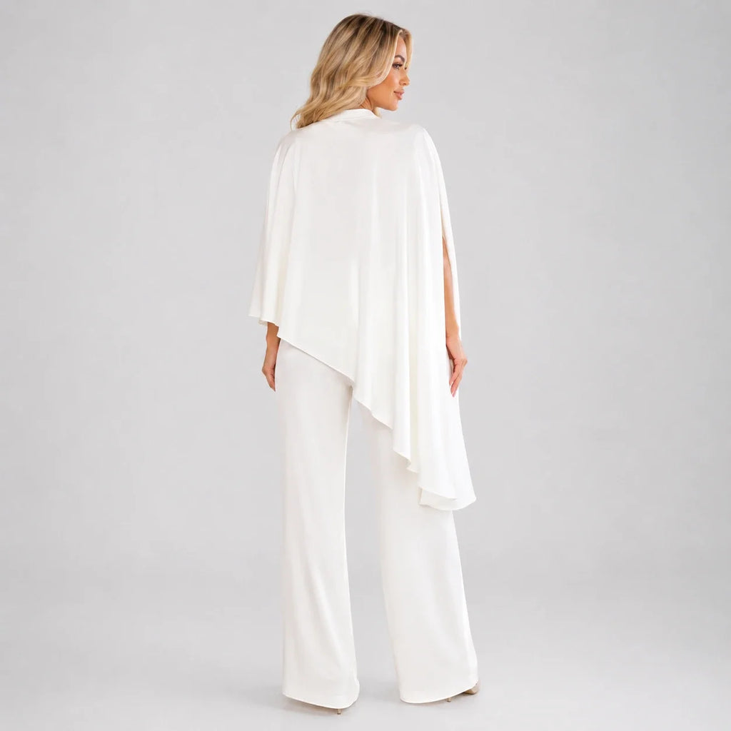 Cape Sleeve Wide Leg Set WHD0606604