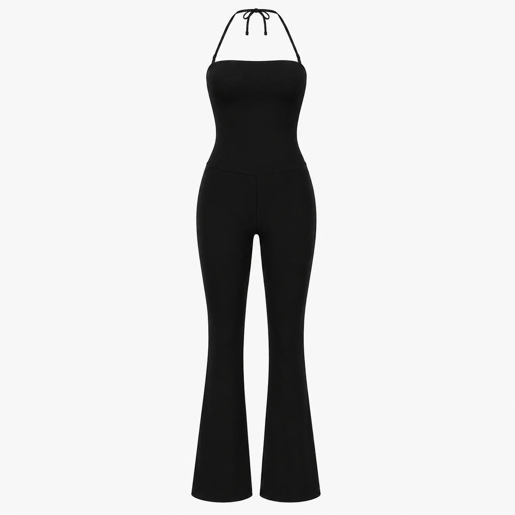Halter Flare Leg Jumpsuit WHD0606620
