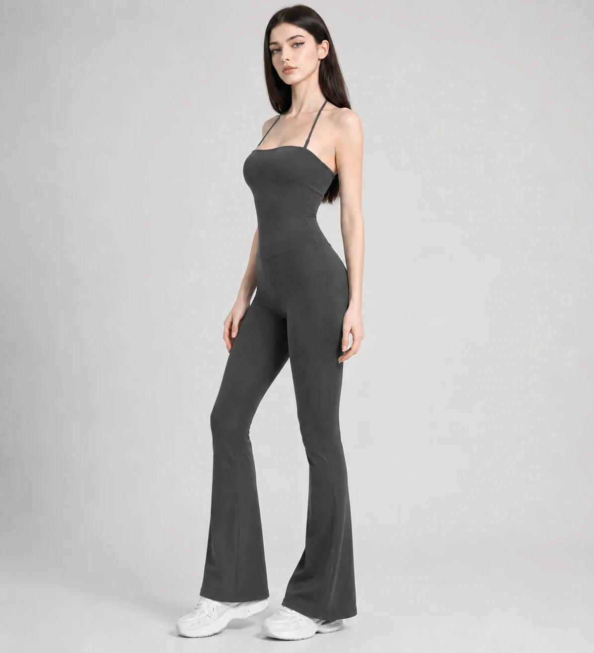 Halter Flare Leg Jumpsuit WHD0606620