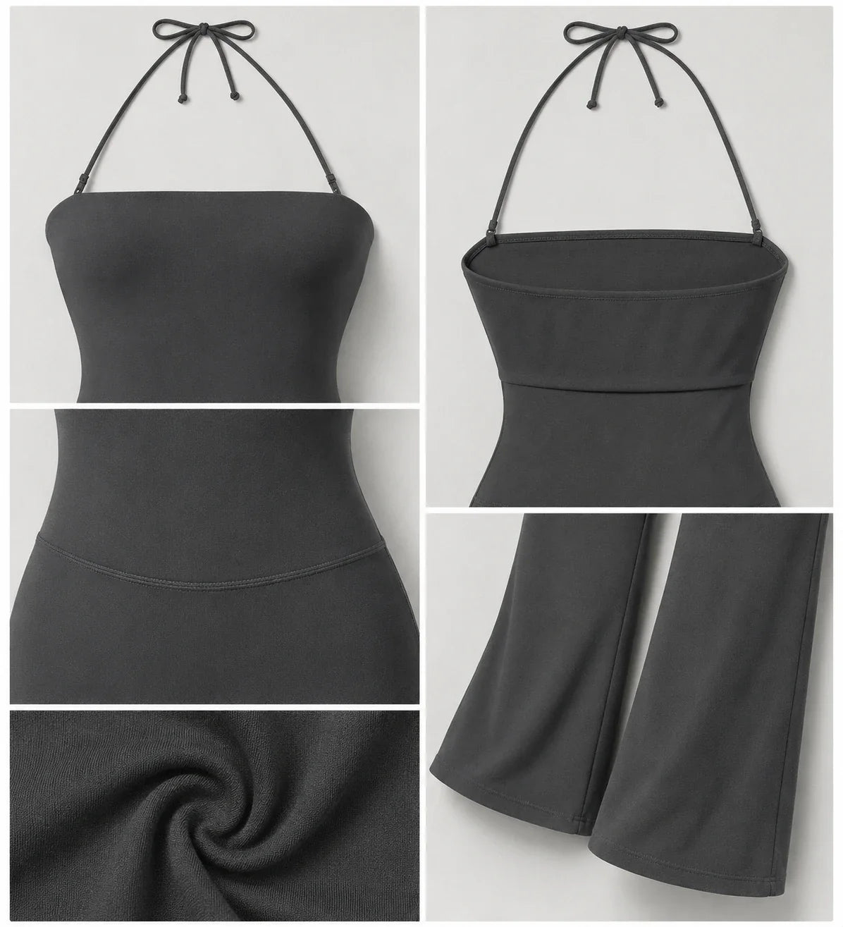 Halter Flare Leg Jumpsuit WHD0606620