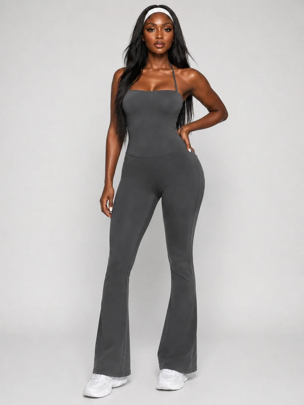 Halter Flare Leg Jumpsuit WHD0606620