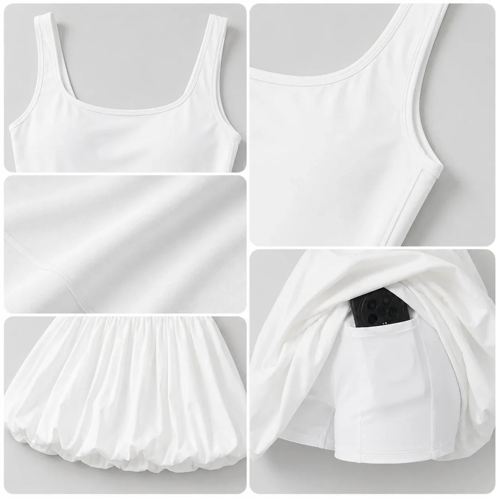 Built-In Shorts Tennis Dress WHD0606621