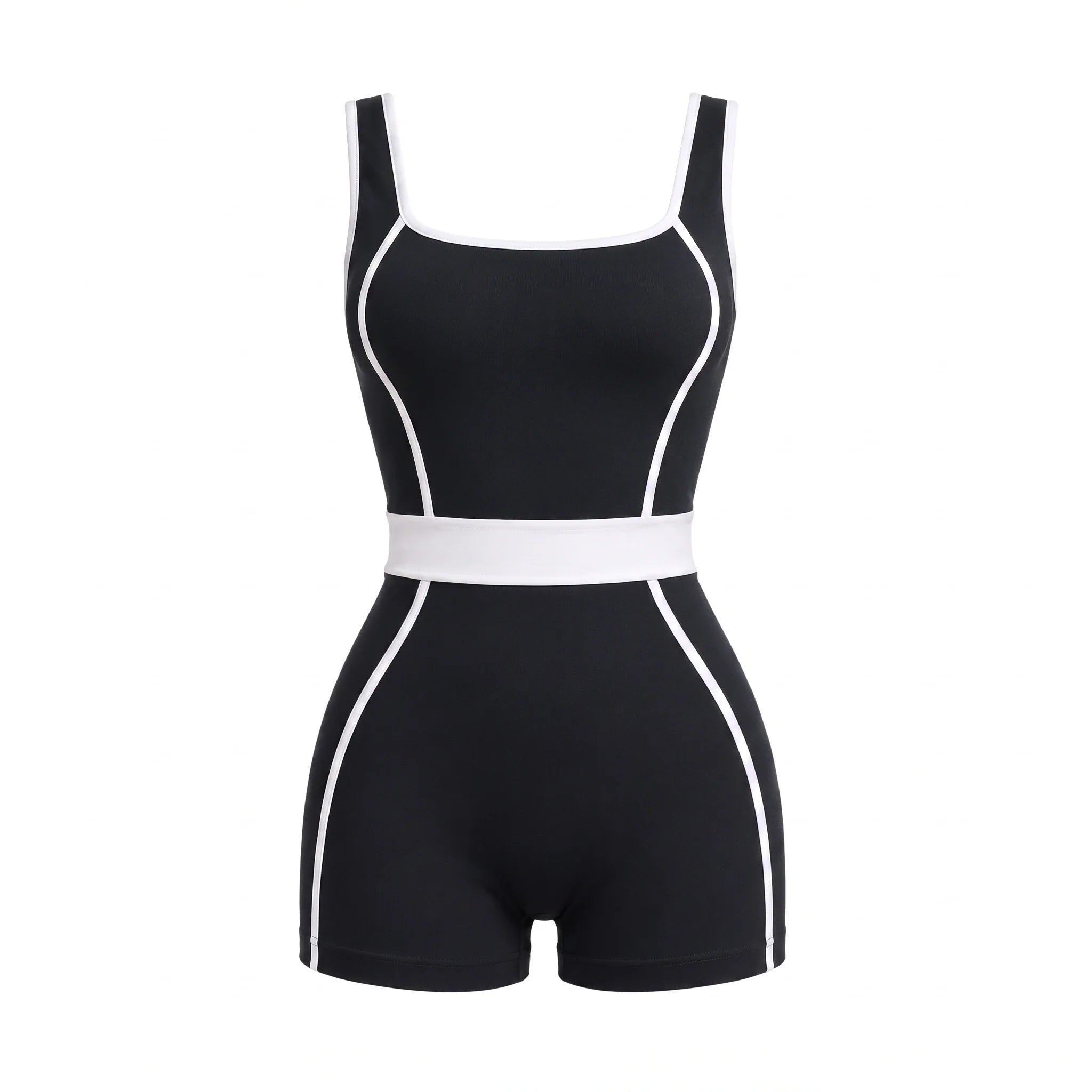 Contrast Trim Active Romper WHD0606623