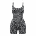 Leopard Print Active Romper WHD0606624