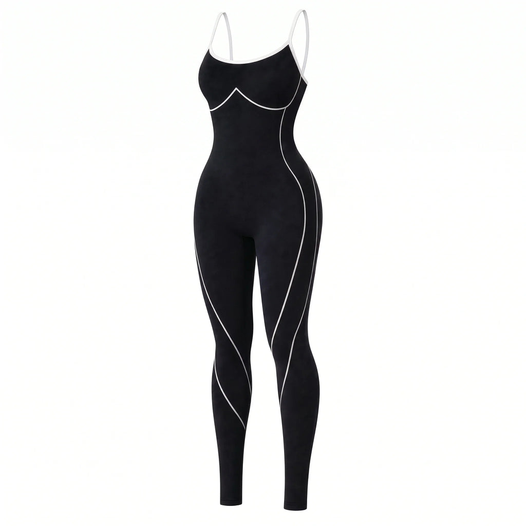 Crisscross Back Active Jumpsuit WHD0606625