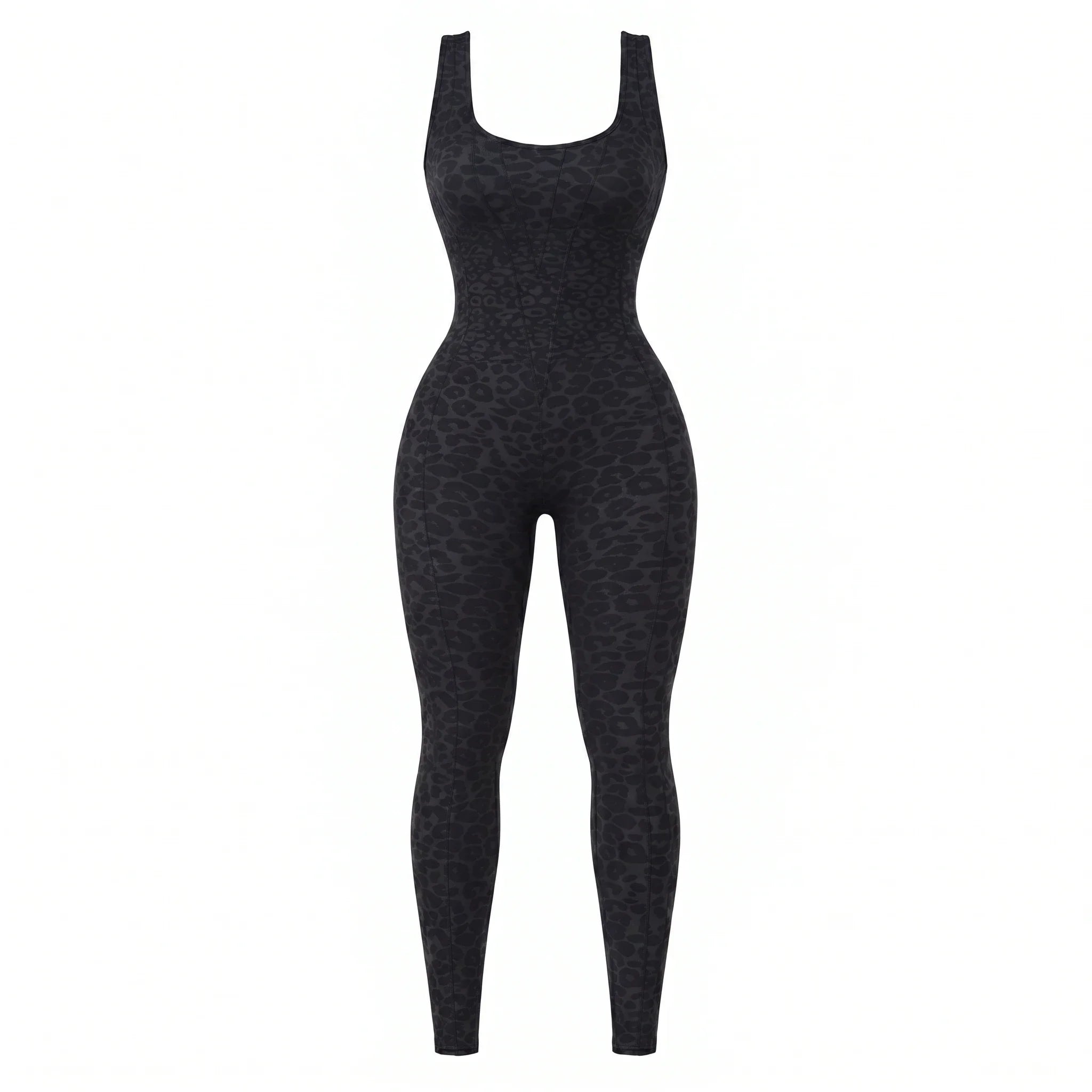 Leopard Cross-Back Active Jumpsuit WHD0606626