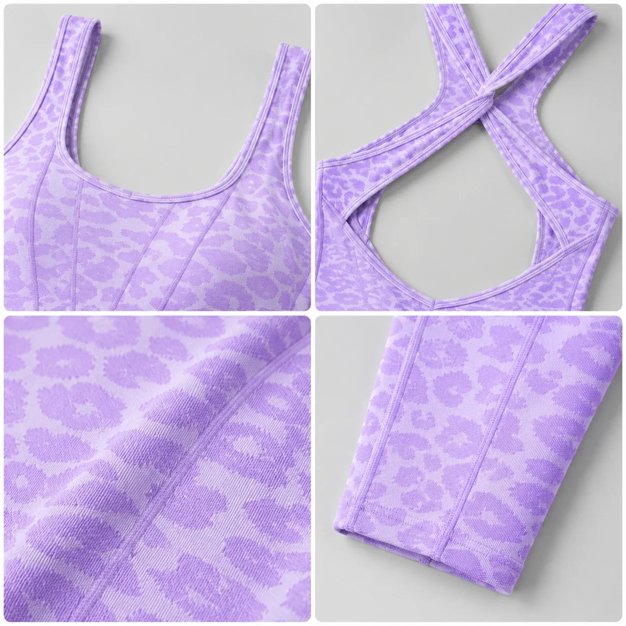 Leopard Cross-Back Active Jumpsuit WHD0606626