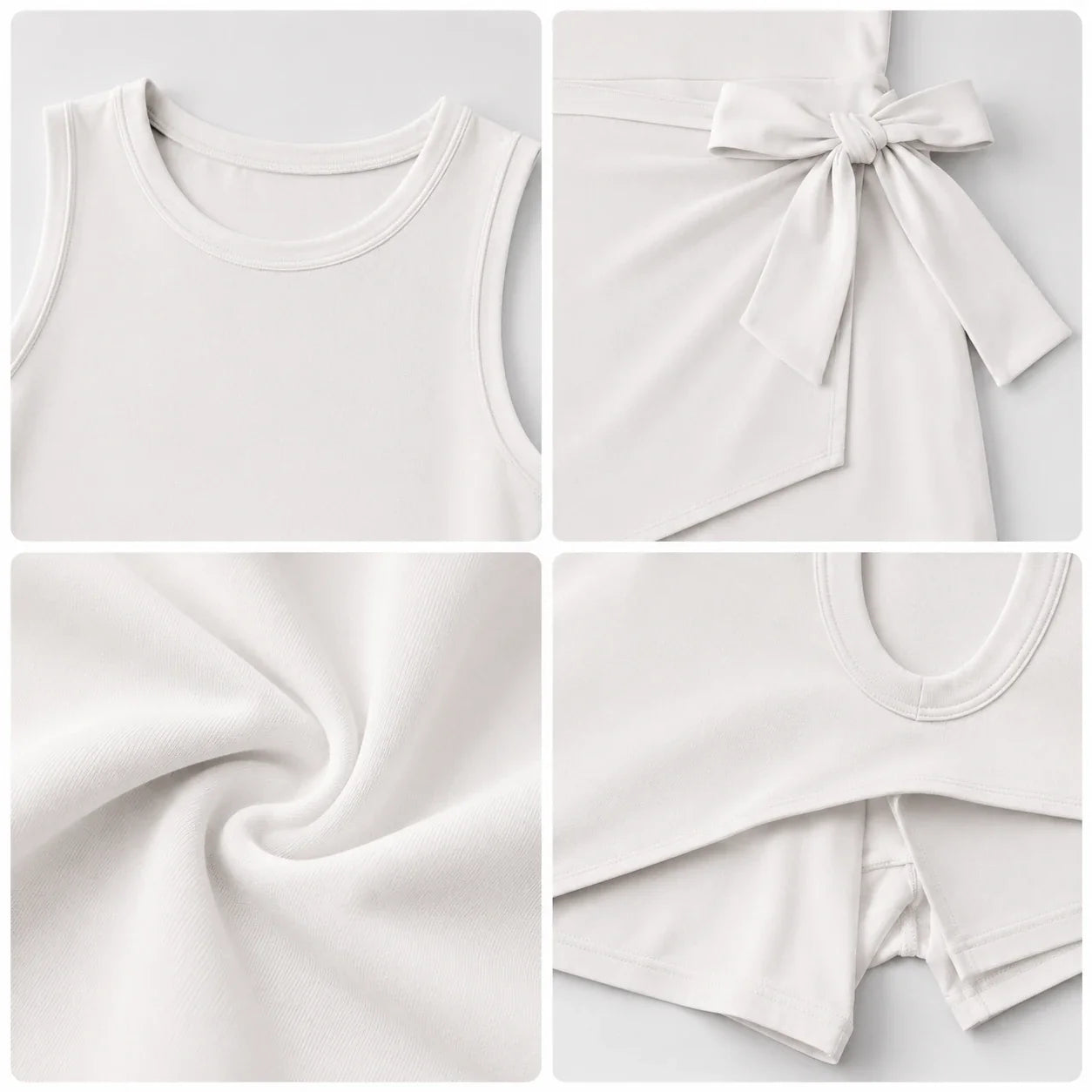 Tie Waist Tennis Romper Dress WHD0606628