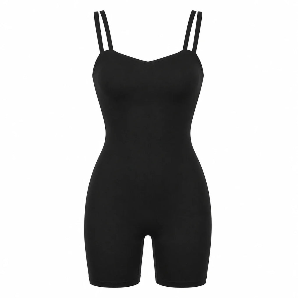 Double Strap Cutout Romper WHD0606634