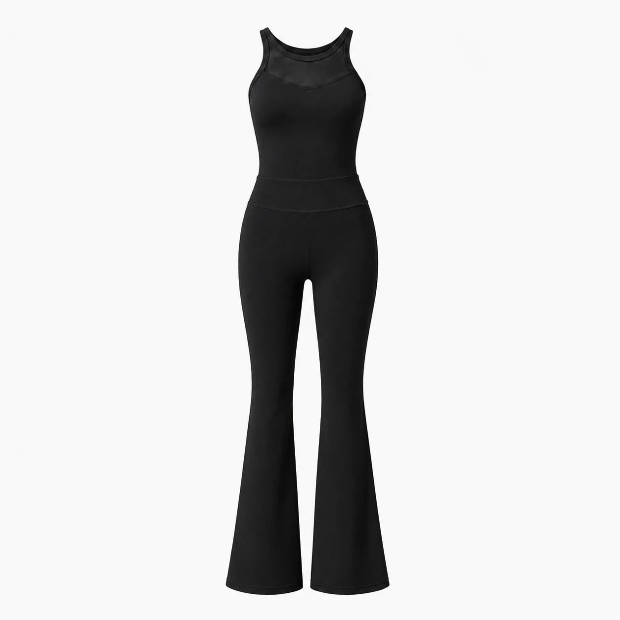 Open Back Flared Jumpsuit WHD0606636